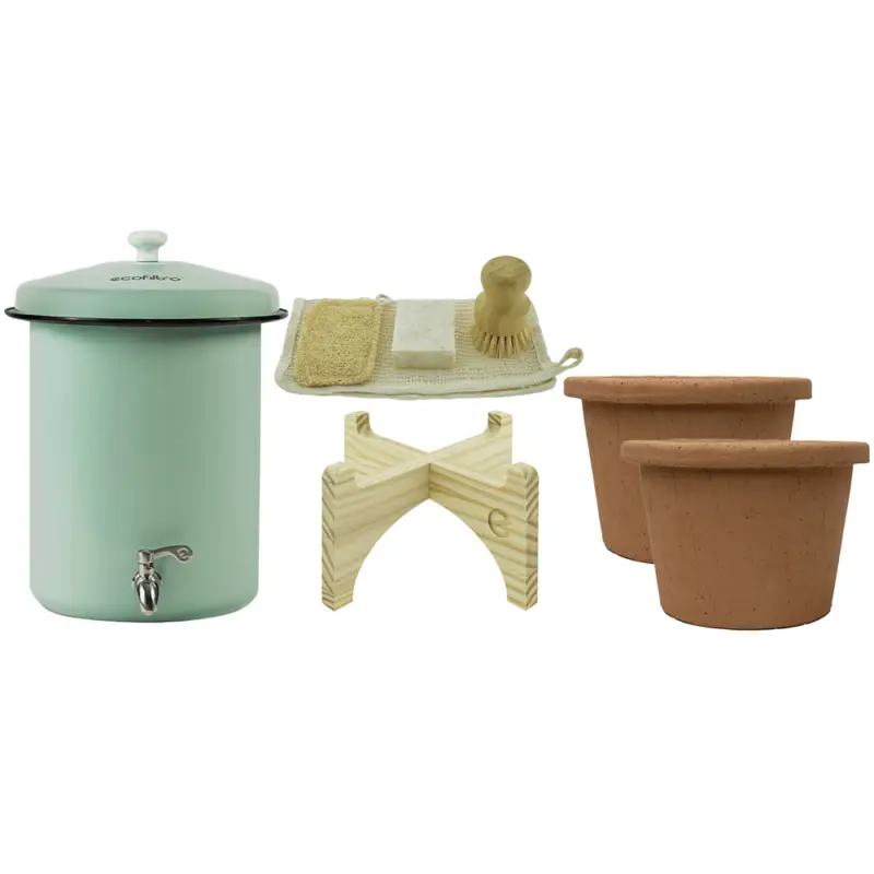 Ecofiltro Waterfilter 5L Starterset Mintgroen - 4 jaar gebruik Seizoensaanbieding
