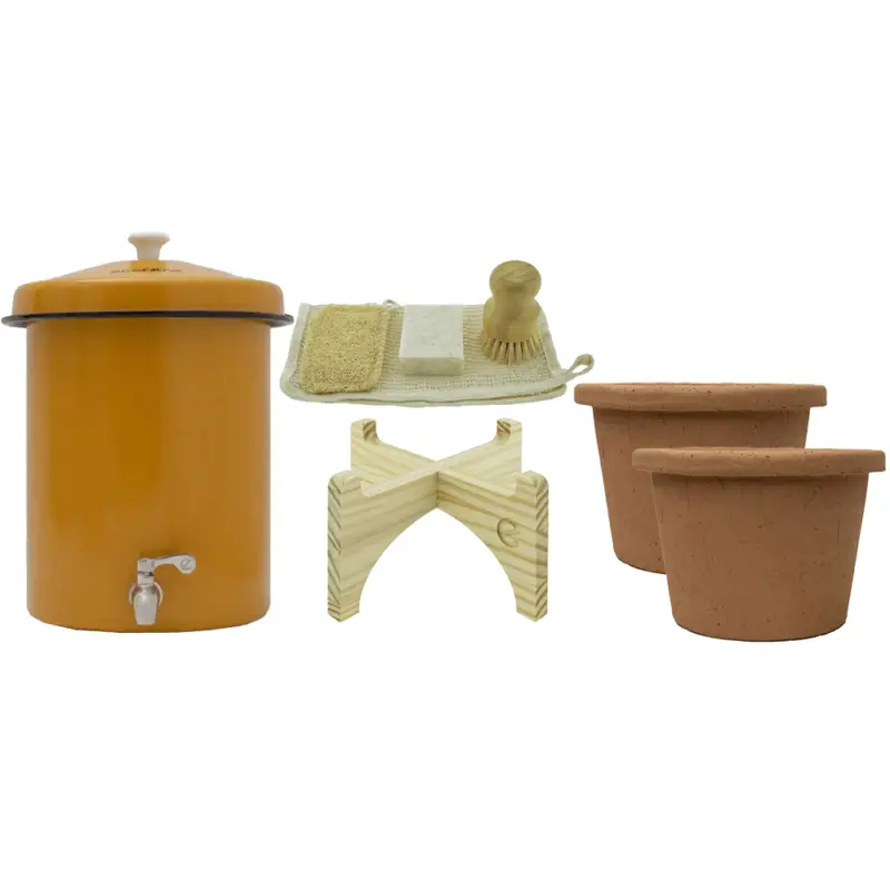 Op = Op Ecofiltro Waterfilter 5L Starterset Geel - 4 jaar gebruik