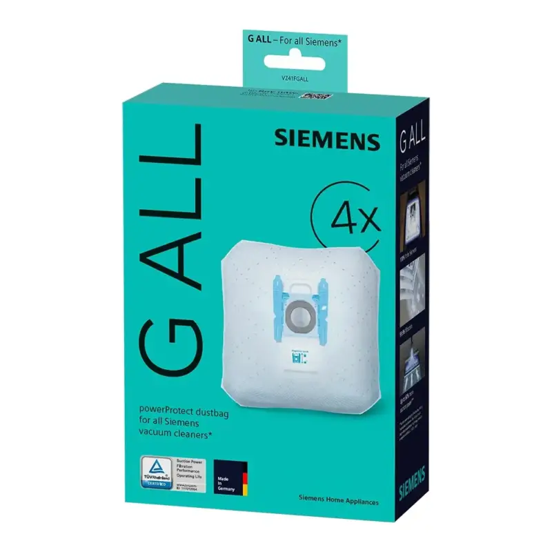 Siemens Stofzuigerzakken Type G ALL VZ41FGAll (4st.) Beste Prijs
