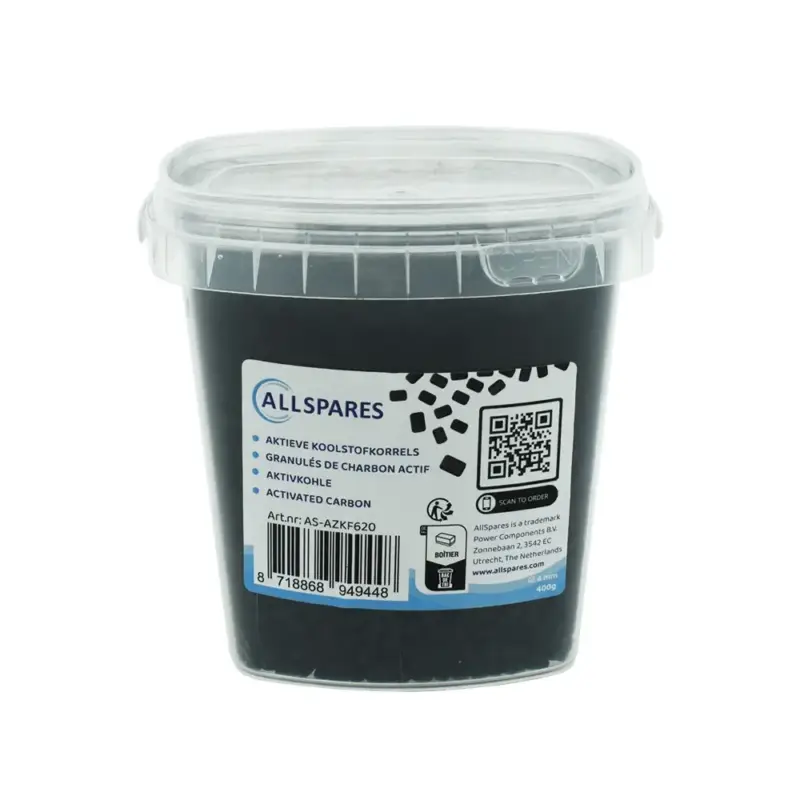 AllSpares Actieve Koolstofkorrels Universeel - 400gr Tijdelijk Beschikbaar