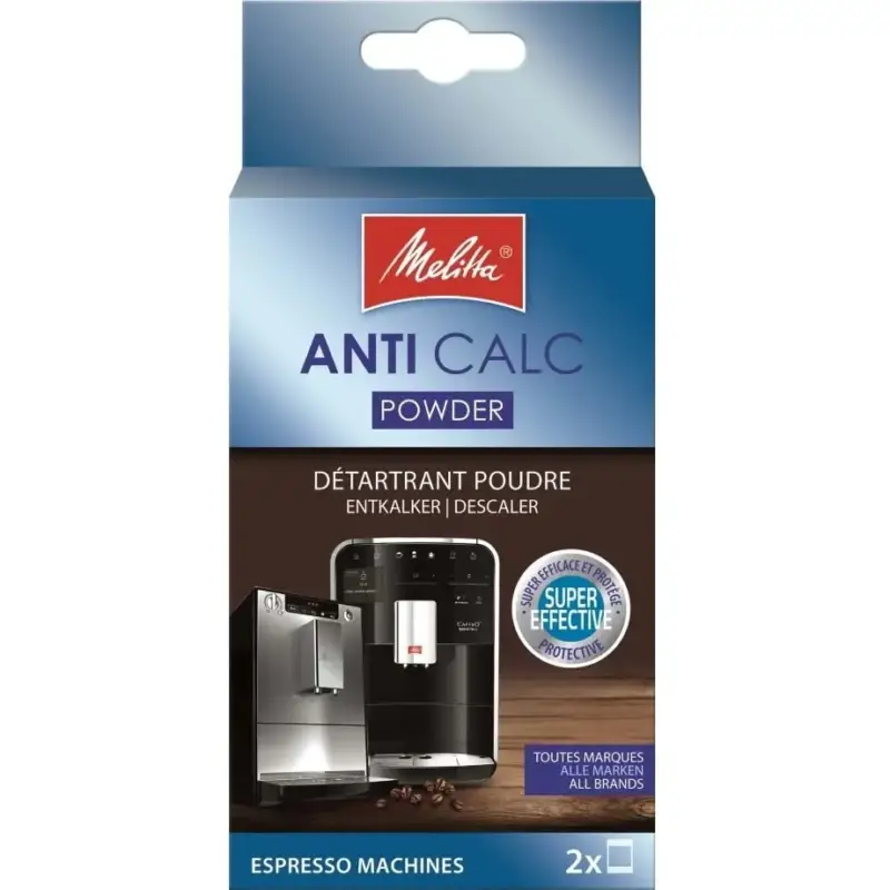 Melitta Anti-Calc Ontkalkingspoeder (2x40gr) 6762512 Exclusieve Aanbieding