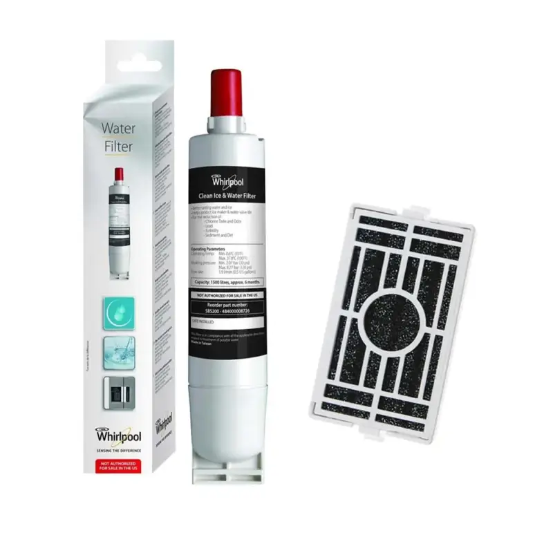 Favoriet Whirlpool Vervangingsset Koelkast Luchtfilter + Waterfilter