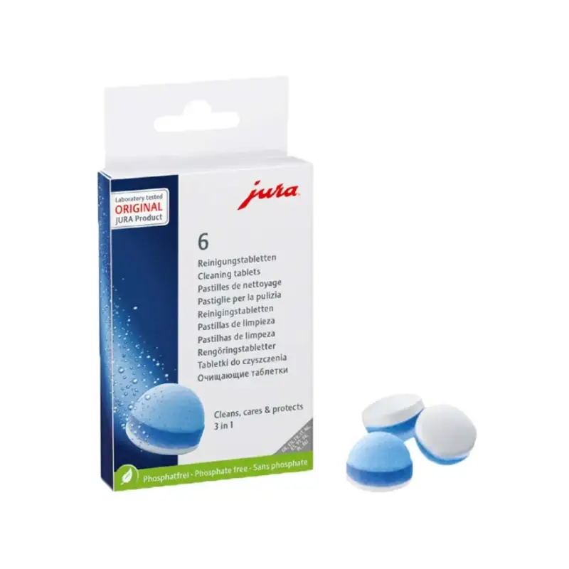 Jura 3-Fasen Reinigingstabletten (6St) 24225 Express Levering