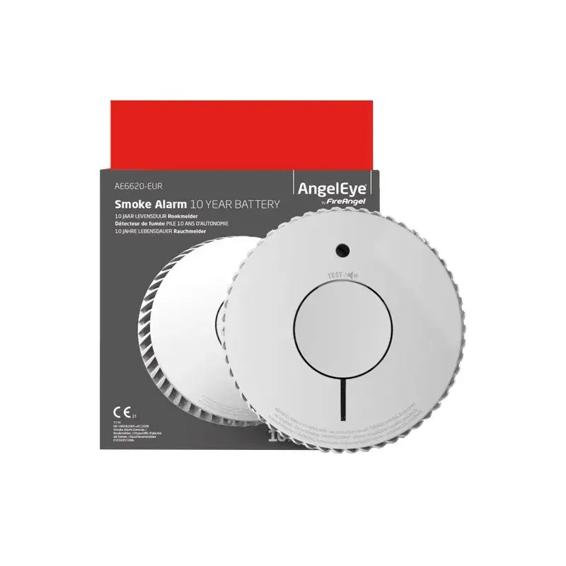 AngelEye Rookmelder AE-6620-EUR 10 jaar batterij Express Levering