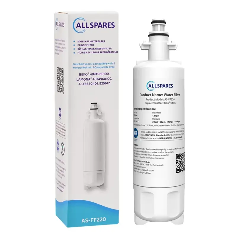 Waterfilter geschikt voor Beko 4874960100 Laatste Kans