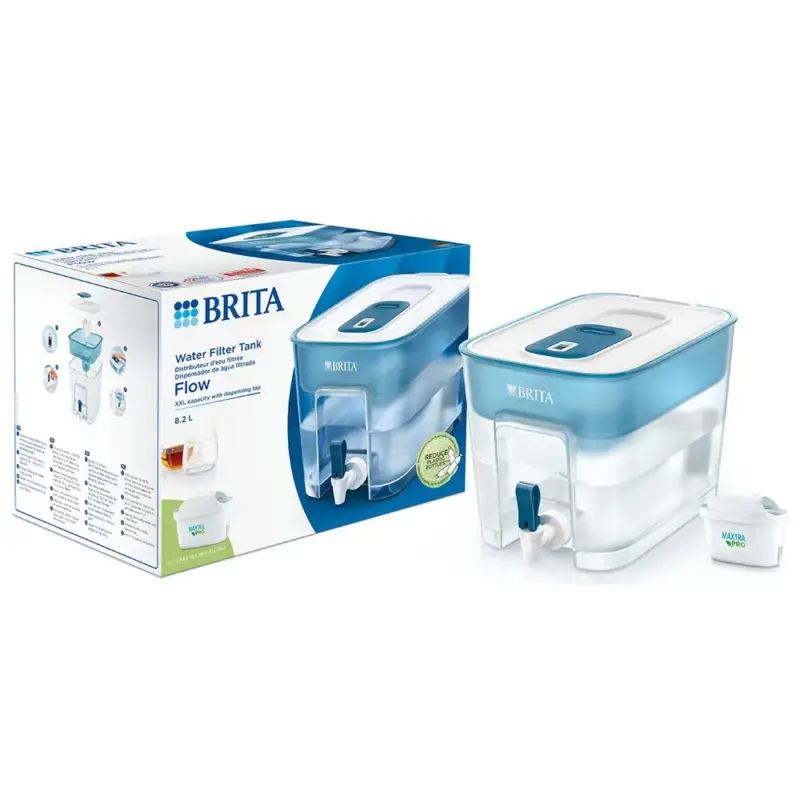 Gereduceerde Prijs BRITA MAXTRA PRO Waterfilterstation Flow 8.2L Basic Blue 1051126