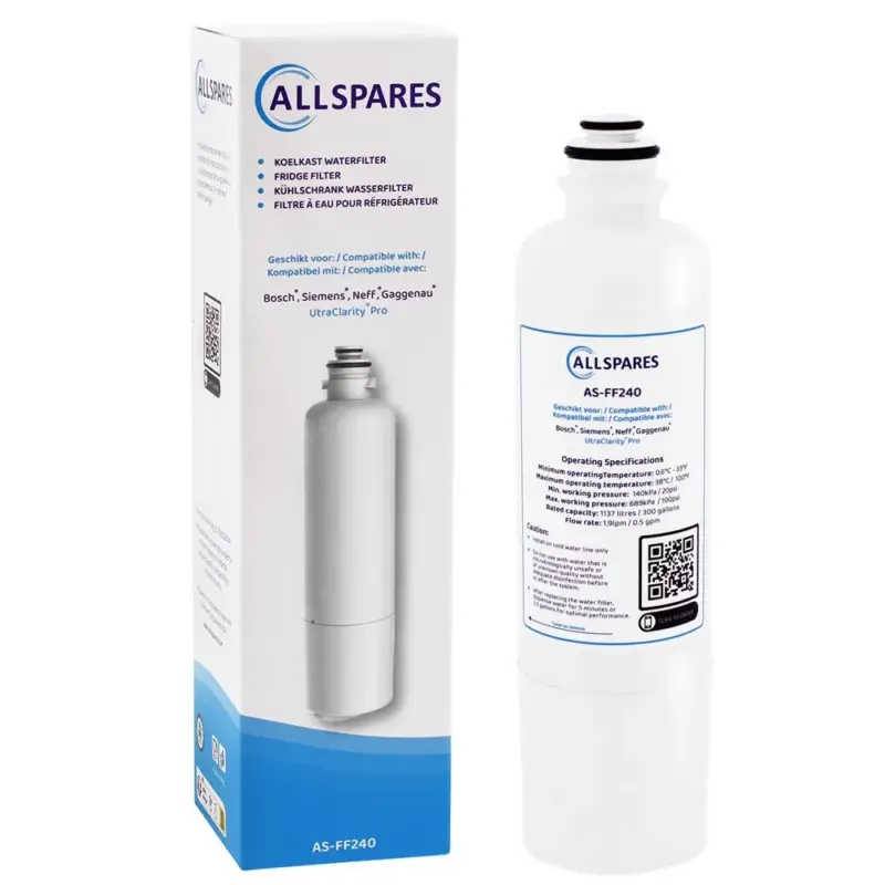 Waterfilter geschikt voor Siemens UltraClarityPro 11032518 / KS50ZUCP Voordeelprijs