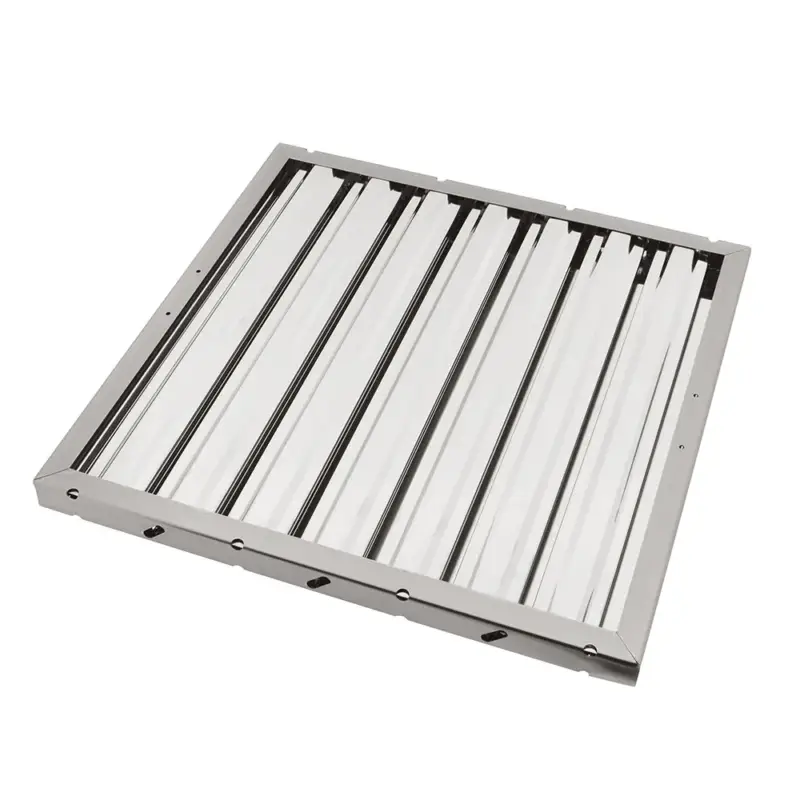 Lamellenfilter 400x400x25mm (Type A) voor Horeca Afzuigkap Uitverkoop