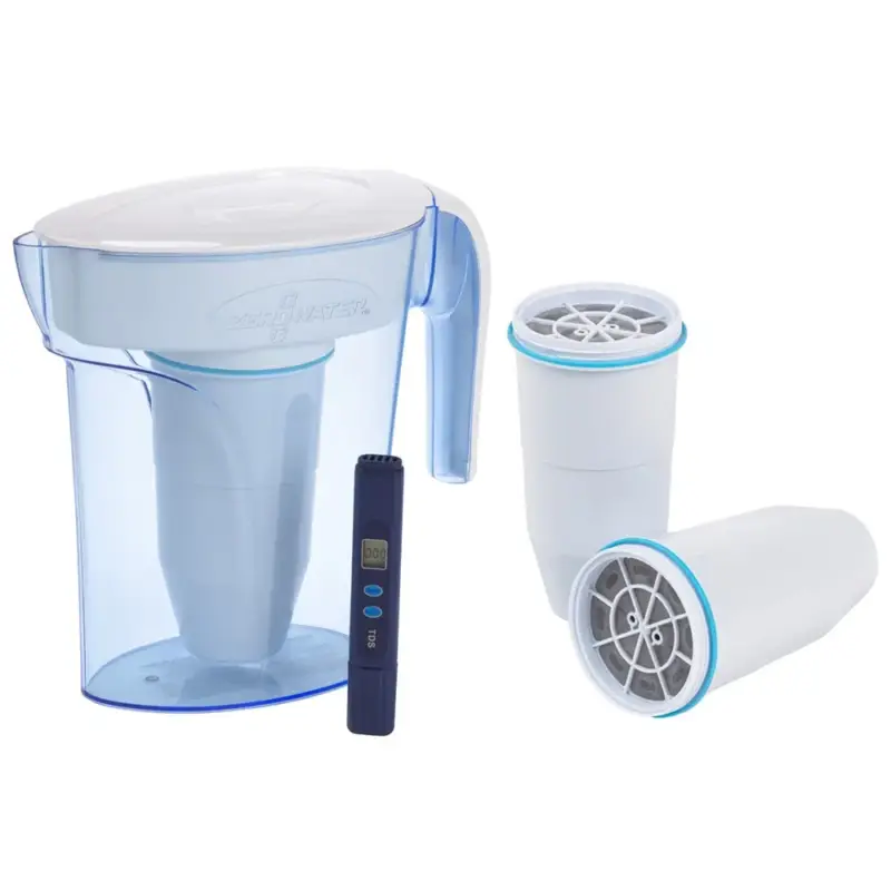 ZeroWater Waterfilterkan 1,7L incl. 3 Waterfilters 717B (filtert PFAS) Flitsaanbieding