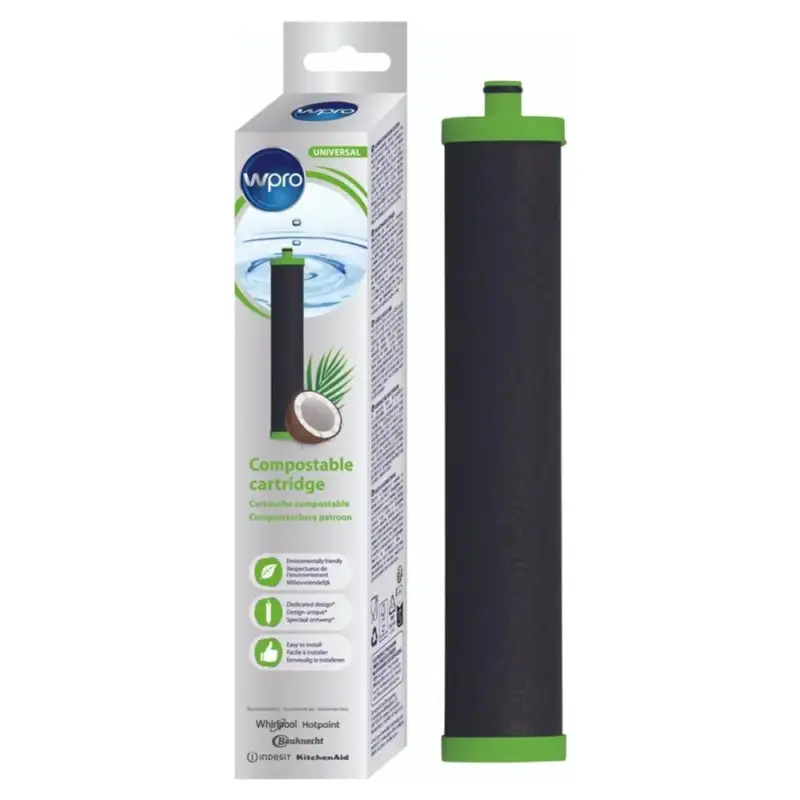 WPRO Eco Composteerbaar Waterfilter EFC002 /C00852783 Direct Beschikbaar
