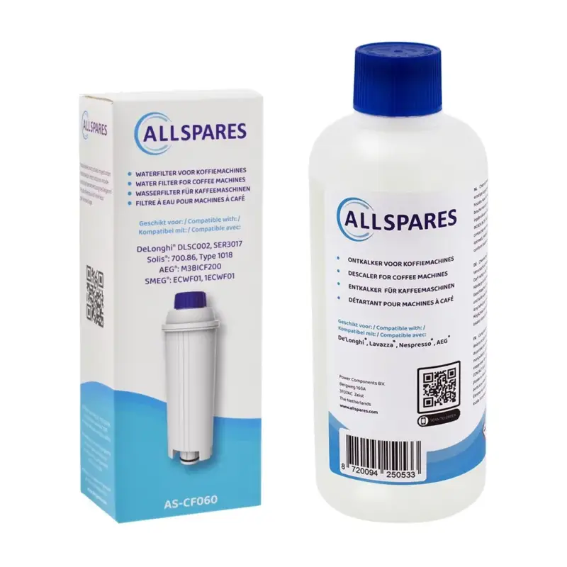 Hete Deal Onderhoudsset Koffiemachine Waterfilter + Ontkalker (500ml) geschikt voor SMEG