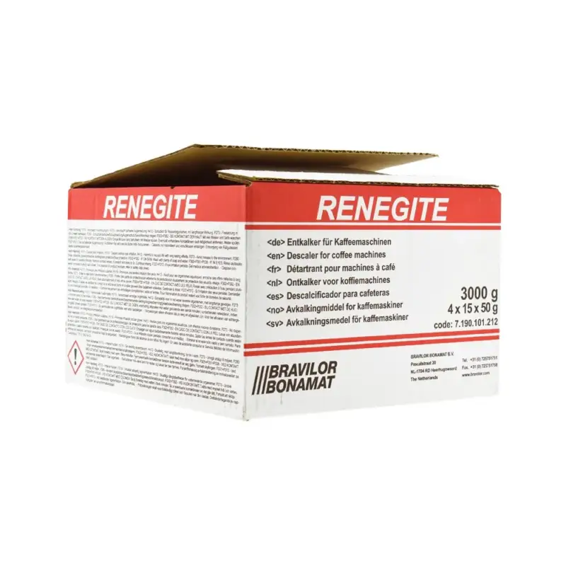 Renegite Ontkalker (4x15x50g) van Bravilor Bonamat Op = Op