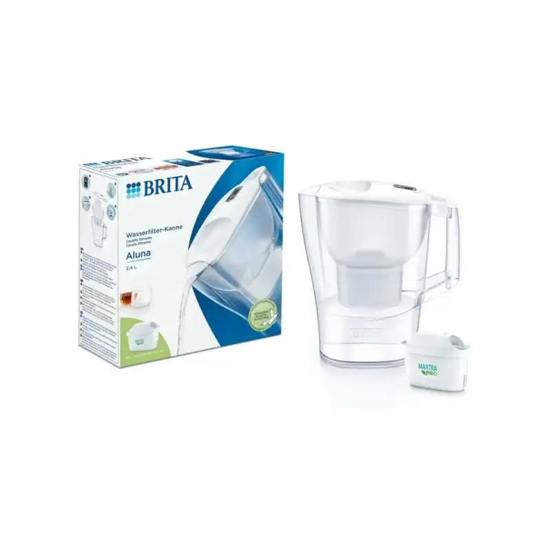 Korting BRITA Aluna Waterfilterkan 2.4L + MAXTRA PRO Waterfilter 1051116 (filtert PFAS)