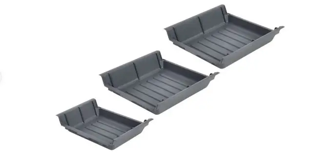 Exclusieve Aanbieding Fermostock 3 Opvangbakken 460X1170 voor 6611/6622/6811 - 1xA 2xB