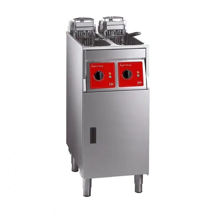 FriFri Friteuse | Dubbele tank | Kast | RVS | 22kW | 17-20,5 L Dagaanbieding