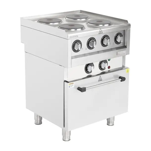 Buffalo 600 Serie 4 Plaat Elektrische Convectie Oven 85h x 60b x 60d cm Koopje