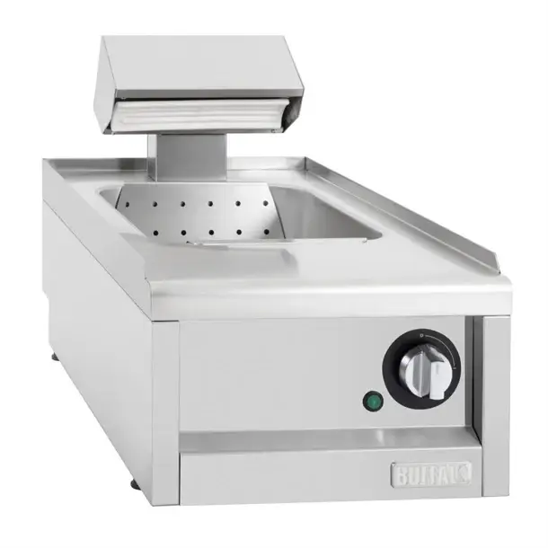 Buffalo 600-serie chip-scuttle | Elektrisch | 24(h) x 40(b) x 60(d)cm Express Levering