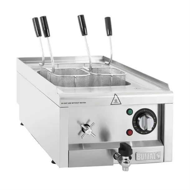 Buffalo 600-serie elektrische pastakoker | 24(h)x40(b)x60(d)cm Op = Op