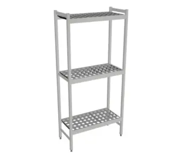 Fermostock 6611 - 3 etages - 900x460x1800 mm (bxdxh) Shop Nu