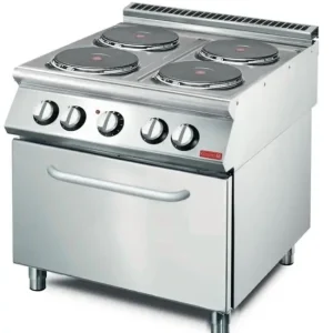 Express Levering Gastro-Melektrisch fornuis 70/80 CFE | RVS | 87(h)x80(b)x73(d)cm