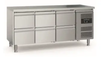 Fabrieksprijs Ecofrost Ecofrost 700 Koelwerkbank | 6 Laden | Met Verstelbare Poten
