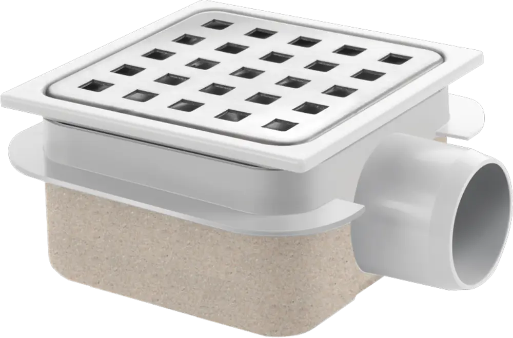 HorecaTraders Afvoer Put | ABS Puthuis |25 Afvoergaten | RVS Exclusieve Aanbieding