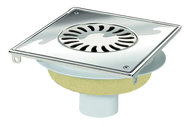 HorecaTraders Afvoerput | RVS | ABS | 196 x 196 mm Voordeelprijs