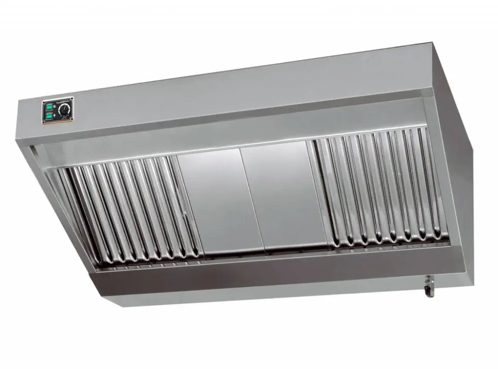 Combisteel Afzuig Kap met motor RVS | 200x110x45cm Meest Verkocht