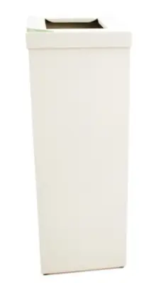Superprijs HorecaTraders Aluminium | afvalbak | wit | 60 ltr