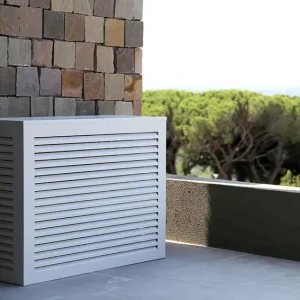 Betaalbaar HorecaTraders Aluminium beschermkooi voor buitenunit