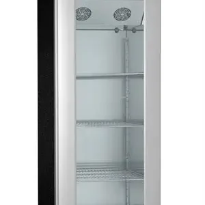 Gram Hoshizaki Aluminium koelkast zwart met glazen deur | 2/1 GN | 610 liter Betrouwbaar