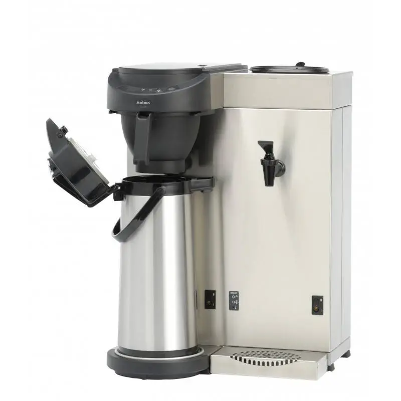 Animo Koffiemachine en Heetwaterdispenser Op = Op