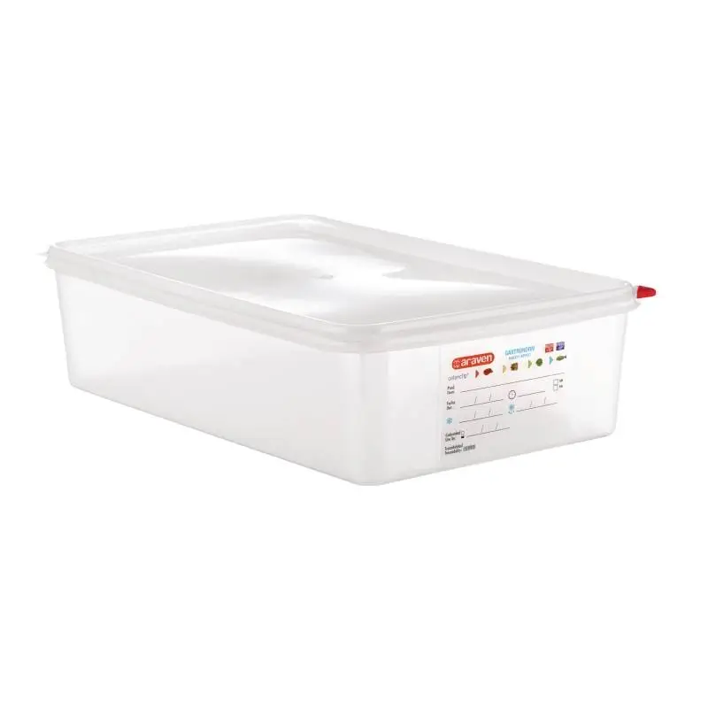 Araven Voedseldozen 1/1 GN 13,7 liter | 4 stuks Laatste Kans