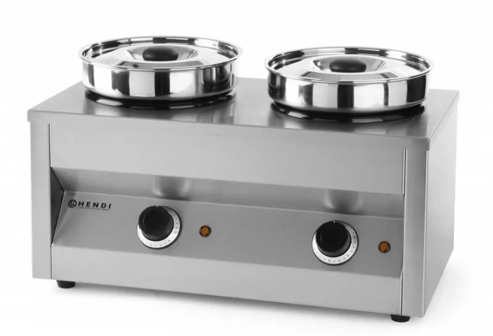 Rechtstreeks Van De Fabrikant Hendi Bain Marie 2 Potten met deksel
