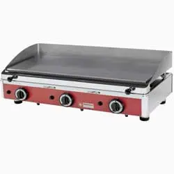 HorecaTraders Bakplaat | RVS gas | 82x51xh30,5 cm Premium