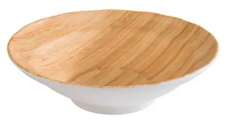 APS Melamine Schaal Rond | 30,5x30,5x(h)8,5cm | Bamboo line Seizoensaanbieding
