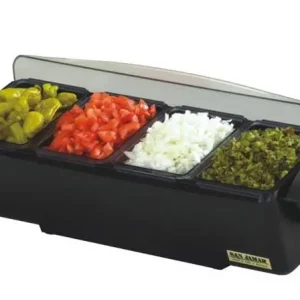 San Jamar Bar dispenser met Handgrepen | 4 bakjes | 6,6L Laatste Versie