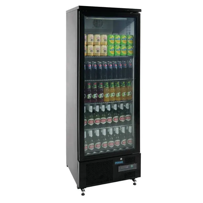 Polar Bardisplay zwart met enkele deur Koop Vandaag