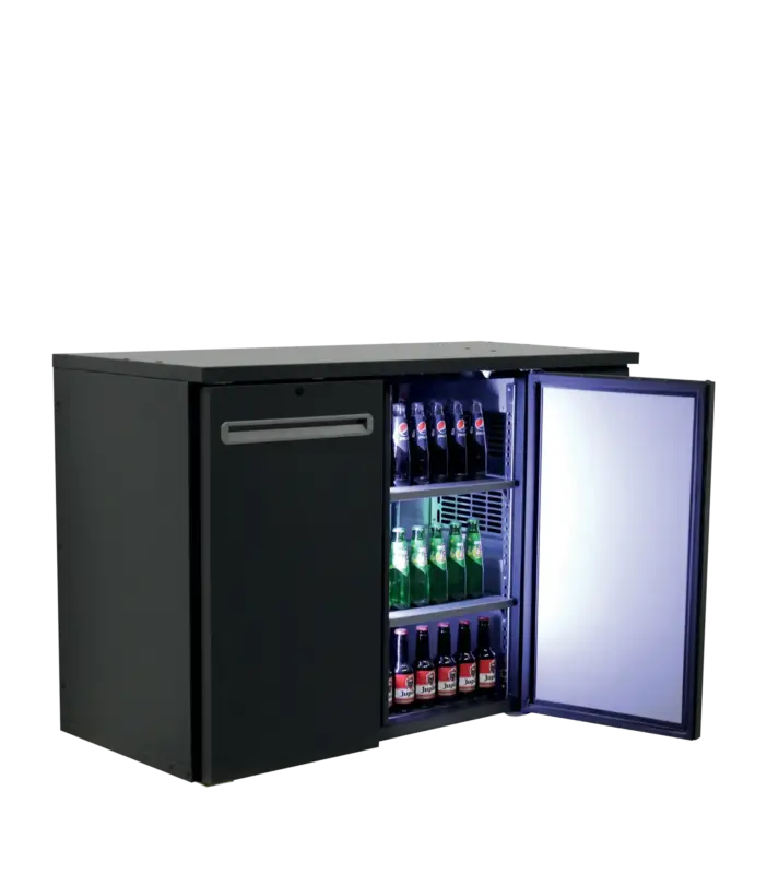 Lage Prijs Serrco Barkoeler | 299L | LED | 2deuren | geventileerde koeling | 1245x560x820 mm