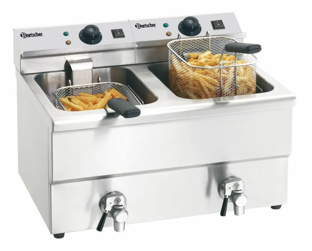 Betrouwbaar Bartscher Dubbele friteuse - 2 x 8 Liter