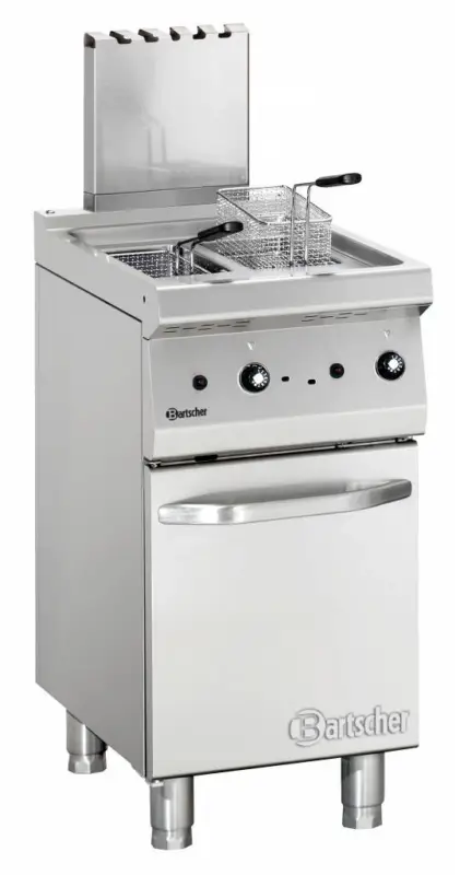 Op = Op Bartscher Gas friteuse - 2 x 7 Liter