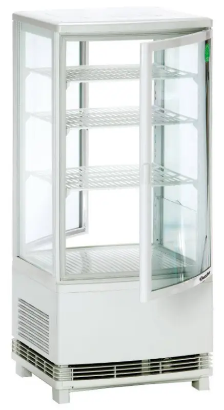Tijdelijk Beschikbaar Bartscher Presentatie Koelvitrine Wit - 87 Liter