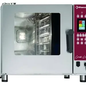 HorecaTraders Elektrische Combisteamer met Touch Screen | 5x GN 1/1 | 71x77x(h)60 cm Voordeelprijs