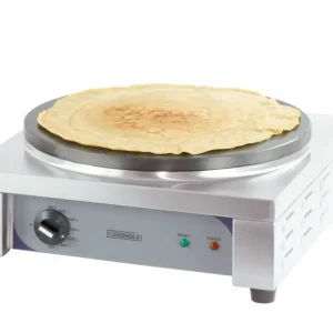 Casselin Elektrische Crêpes bakplaat | Ø400 mm | 2 700 W | 230 volt | RVS frame Finale Uitverkoop