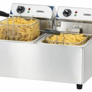 Actieprijs Casselin Elektrische friteuse | 2 x 7 liter
