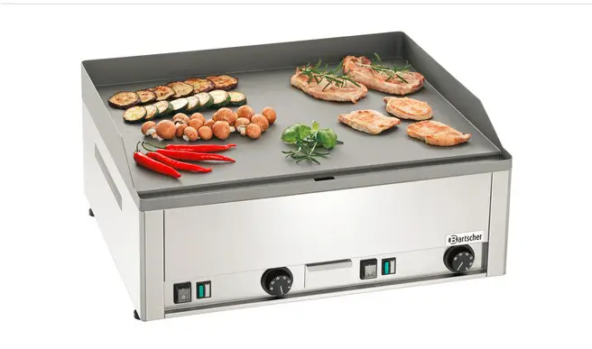 Aanbieding Bartscher Elektrische Grillplaat | Gietijzer | Glad | 65x48cm