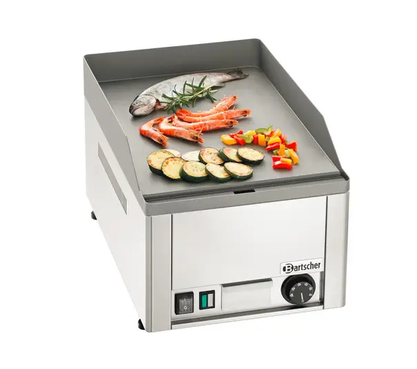 Bartscher Elektrische Grillplaat Glad | gietijzer | 32x48cm Nu Kopen