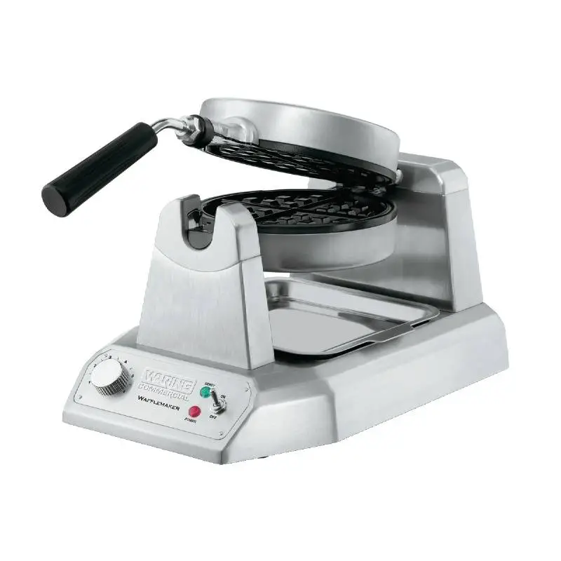 Waring Elektrische Wafelijzer | Rond | Enkel | RVS | 23,5(h) x 26(b) x 50,8(d) CM Voordeelprijs