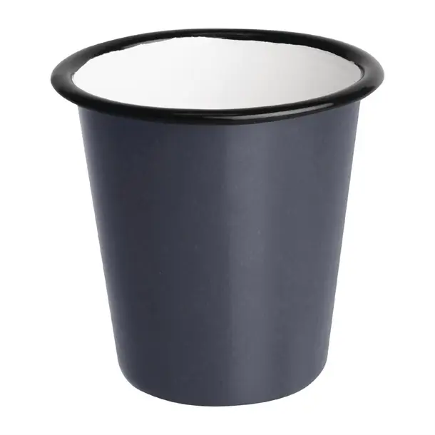 Hoge Kwaliteit Olympia Emaille beker | grijs | 31cl | 6 stuks