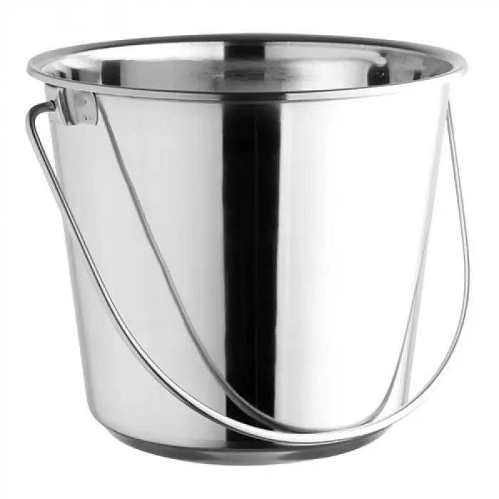 Direct Verzonden HorecaTraders Emmer | RVS | Handvat | 0.45kg | 3 formaten
